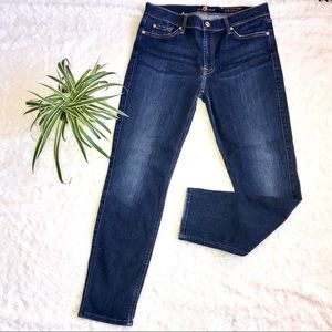 7 For All Mankind | Mid Rise Ankle Skinny